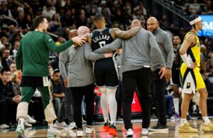 A NBA confirma que Damian Lillard rasgou seu tendão de Aquiles esquerdo NBA Damian Lillard Aquiles Lesão