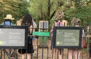 A Suprema Corte decidiu que a única piscina somente para mulheres da Grã-Bretanha se recusa a proibir mulheres transgêneros Hampstead Heath Ladies 'Pond não proibirá mulheres trans após a regra de sexo biológico da Suprema Corte (foto de arquivo)