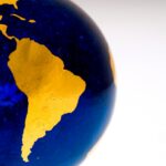 Globe Detail, South America