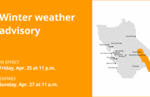 Aviso de clima de inverno de Yosemite: 9 “da neve possível entre sexta e domingo Aviso de clima de inverno de Yosemite: 9 "da neve possível entre sexta e domingo