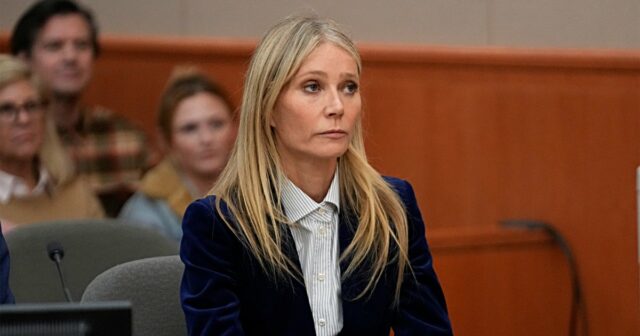 Gwyneth Paltrow assume a posição em seu julgamento de acidentes de esqui