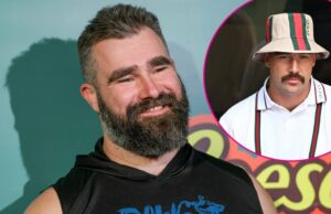 Jason Kelce “nunca entendeu” por que as pessoas usam marcas Gucci Travis Kelce compara Jason Kelces Neanderthal Style com sua moda