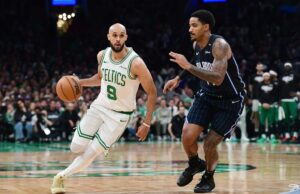 Magic Hope Bench aparece no jogo 2 vs. central NBA: Playoffs-Orlando Magic em Boston Celtics