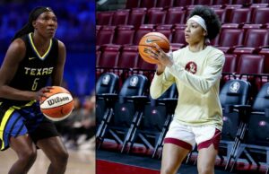 Makayla Timothy respondeu a Natasha Howard por Dunking. fechar