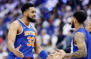 NBA: Knicks vence 2-1 Series contra Pistons Playoffs da NBA New York Knicks vs Detroit Pistons Karl-Anthony Towns