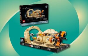 Os fãs podem economizar 19% neste Diorama de Lego Star Wars, o Phantom Menace Mos Espa Podrace Diorama. Os fãs podem economizar 19% neste Diorama de Lego Star Wars, o Phantom Menace Mos Espa Podrace Diorama.