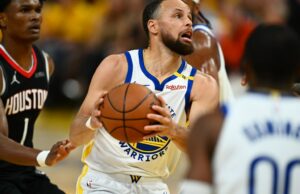 Steph Curry leva os guerreiros sem mordomo à vitória crucial sobre os foguetes Steph Curry leva os guerreiros sem mordomo à vitória crucial sobre os foguetes