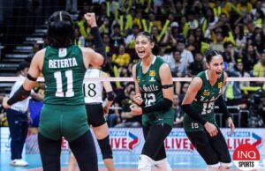 UAAP: La Salle vence o UST duas vezes para conquistar uma vitória. La Salle Lady Spikers venceu Ust Tigresses por duas vezes a batida UAAP Temporada 87