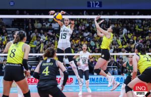 UAAP: UST e La Salle estão em um curso de colisão para os quatro finais Um jogo entre o UST Golden Tigresses e La Salle Lady Spikers no torneio de vôlei feminino da temporada 87 do UAAP