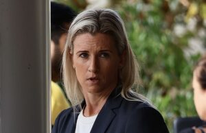 UM A inspeção da polícia de NSW, Amy Scott (fotografada, chegando ao tribunal do legista na segunda -feira) matou Joel Cauchi depois que ele matou cinco mulheres e um homem