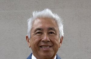 Você recebeu? Os textos foram autorizados por Harold 'Harry' Fong (foto), um advogado de Brisbane que está concorrendo como candidato ao Senado do partido para Queensland