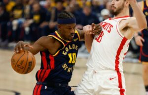 Warriors venceu o Rockets no jogo 4, Butler marcora atrasado para vencer o jogo Warriors venceu o Rockets no jogo 4, Butler marcora atrasado para vencer o jogo