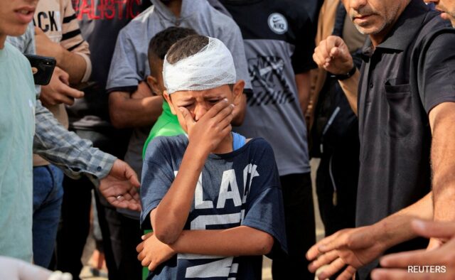 114 Morto como Israel aumenta a violência de Gaza no meio de uma visita ao Oriente Médio de Trump

