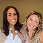 A Duquesa Sussex está em cena com o co -fundador e amigo de Clevr Blends Hannah Mendoza