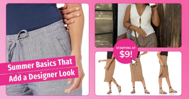 23 conceitos básicos de verão que começam em US $ 9 que instantaneamente fazem qualquer roupa parecer designer

