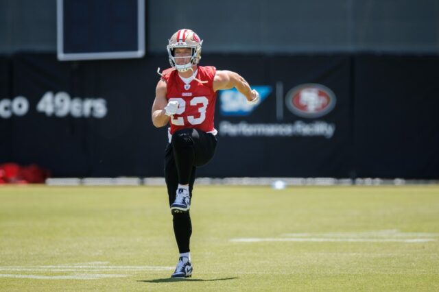 49ers OTAs: Christian McCafrey saudável é uma visão para olhos dolorosos

