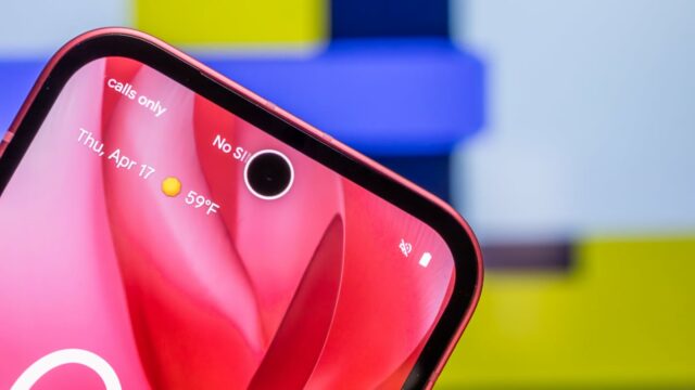Google Pixel 9A de frente