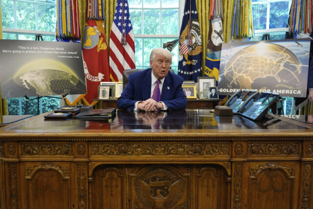 A China notou a "cúpula dourada" de Trump

