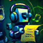 A robot reading music