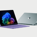 Três cores do laptop de 13 polegadas da Microsoft Surface