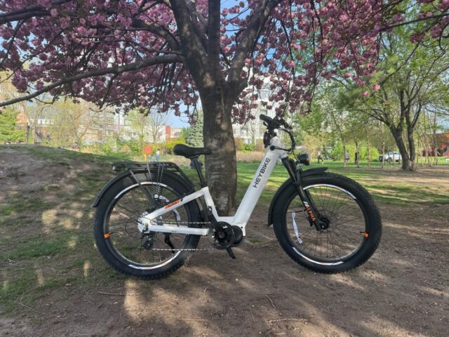 A alfa de Heybike é um passo eletrônico

