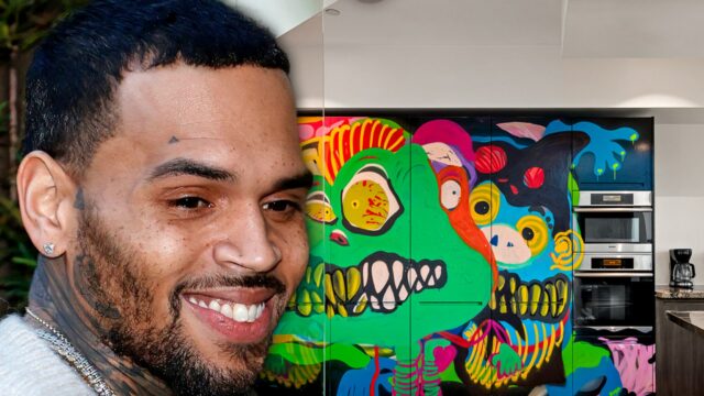 Fotos da casa de Chris Brown Los Angeles 17