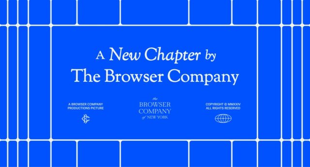 The Browser Company splash screen