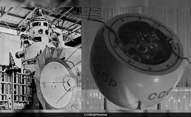 A espaçonave Kosmos 482 Era soviética cai no chão perto ...



