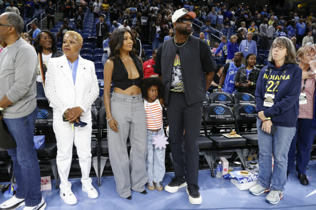 A esposa de Dwyane Wade, Gabrielle Union fechado