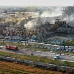 A explosão da planta química na China deixa pelo menos 5 mortos