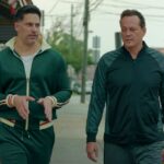 Vince Vaughn, Joe Scaravella, Bruno Tropeo e Joe Manganiello como Bruno no conjunto de Nonna.
