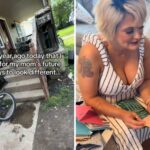 A mulher me festejando no aniversário da mãe - mas no ano passado parecia diferente