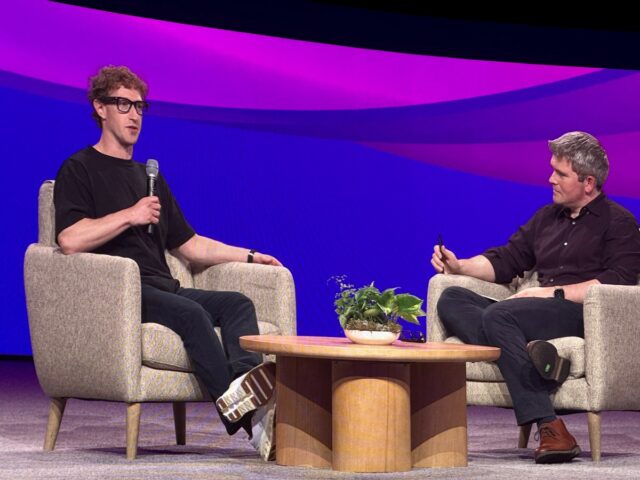 Meta CEO Mark Zuckerberg at Stripe Sessions 2025.