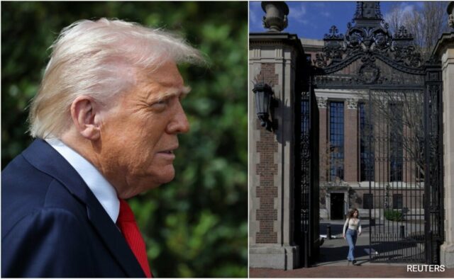A reação de Harvard a uma proibição federal de concessão



