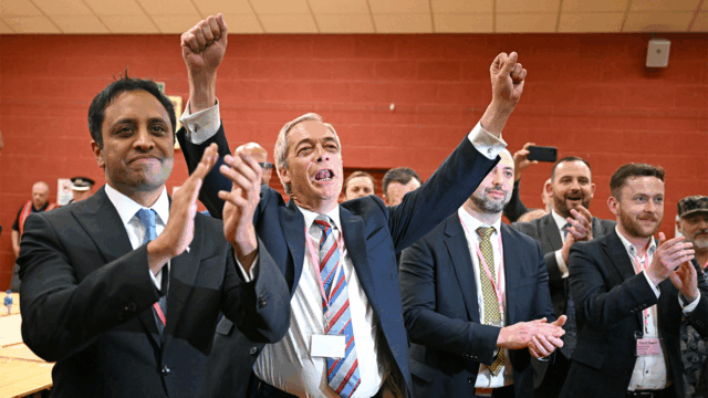 A reforma de Farage no Reino Unido derrota as partes do estabelecimento nas eleições de "terremoto"

