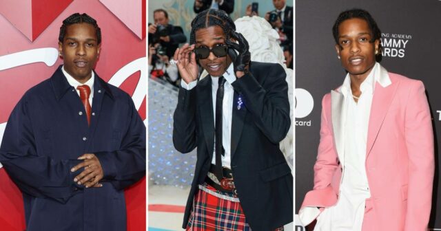ASAP MOMENTOS DO ESTILO DE ROCKY - 2025 MET Gala Look e mais



