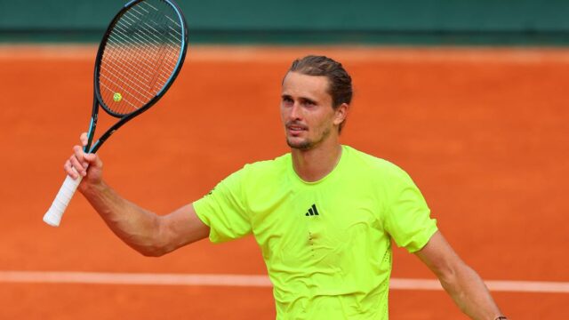 Aberto francês 2025: Zverev dedica o desafio de Jong a navegar na terceira rodada

