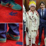 Adequado para rei? O ex -ministro -chefe Trudeau usa tênis para ver o discurso do trono do rei Charles