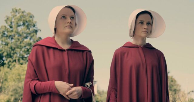 Alexis Bledel lembra quando incomodar o arco de 'Handmaid's Tale' Hulu é o conto de Handmaid S Cast naquela época e agora 244