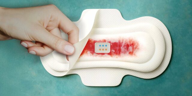 Toalhas sanitárias se transformam em tiras de teste