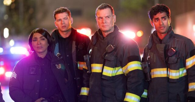 Angela Bassett, Peter Krause em 911