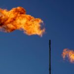 O Projeto de Energia do GNL do Canadá está visto em construção em Kitimat, BC, em 2022. O terminal de GNL exportará gás canadense para países da Ásia.