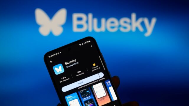 Uma captura de tela de bluesky que lê 