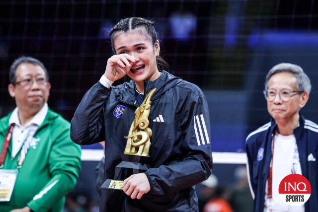 Bella Belen Nu Lady Bulldogs UAAP Temporada 87 MVP de vôlei feminino