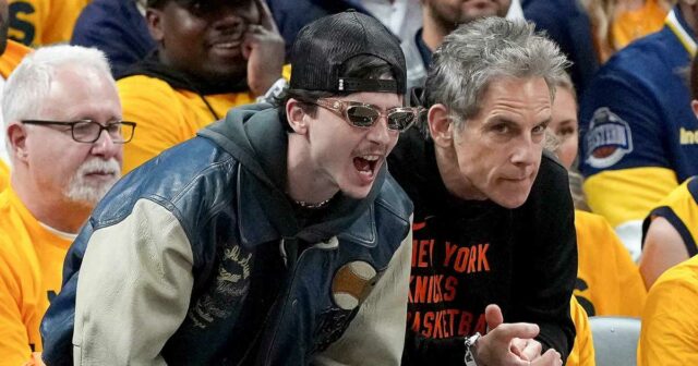 Timothee Chalamet e Kylie Jenner Boston Celtics e The New York Knicks