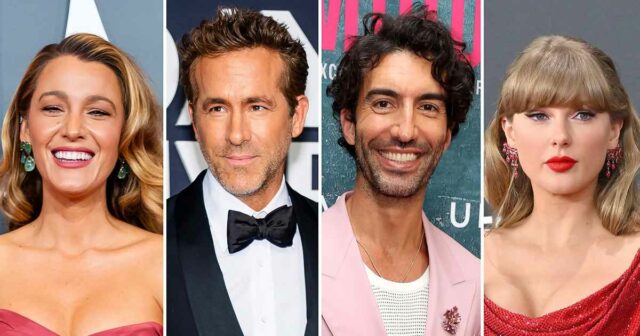 Blake Lively e Ryan Reynolds sorriem durante a saída no meio de Justin Baldoni e Taylor Swift Drama 2