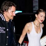 Bradley Cooper e Gigi Hadid viram o Philadelphia Eagles durante o jogo de playoff da NFL 791