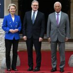 Sir Keir Starmer se encontrará com o comissário europeu Ursula von der Leyen e presidente do Conselho Europeu Antonio Costa na Cúpula do Reino Unido, que ocorre em Londres