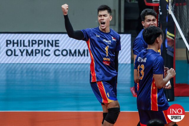 Infelizmente, os homens de Pilipinas Bryan Bagunas.
