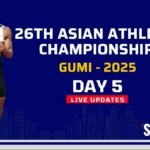 Campeonato de Atletismo da Ásia 2025, Dia 5 Live: Sachin, título de Javelin Yash Vir Chase; Animesh, Jyothi nas finais de 200m